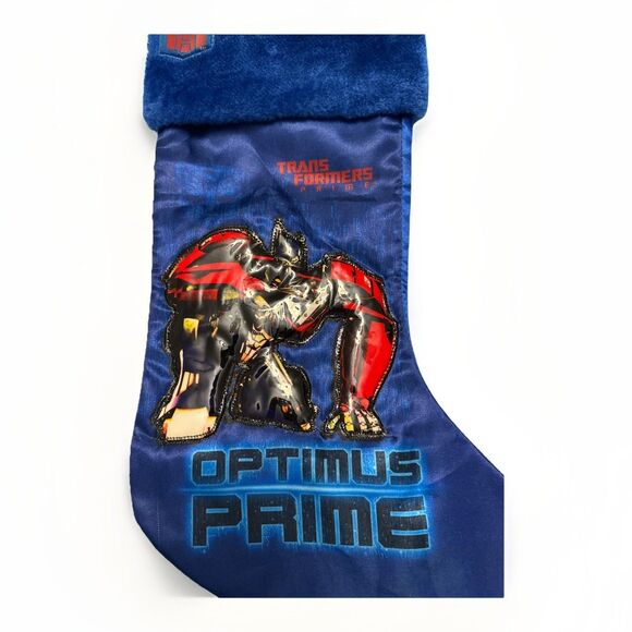 Transformers Optimus Prime Christmas Stocking Hasbro X Kurt Adler 17 inches - Picture 2 of 6